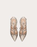 ROCKSTUD METALLIC ANKLE STRAP PUMP 100 MM - Image 4
